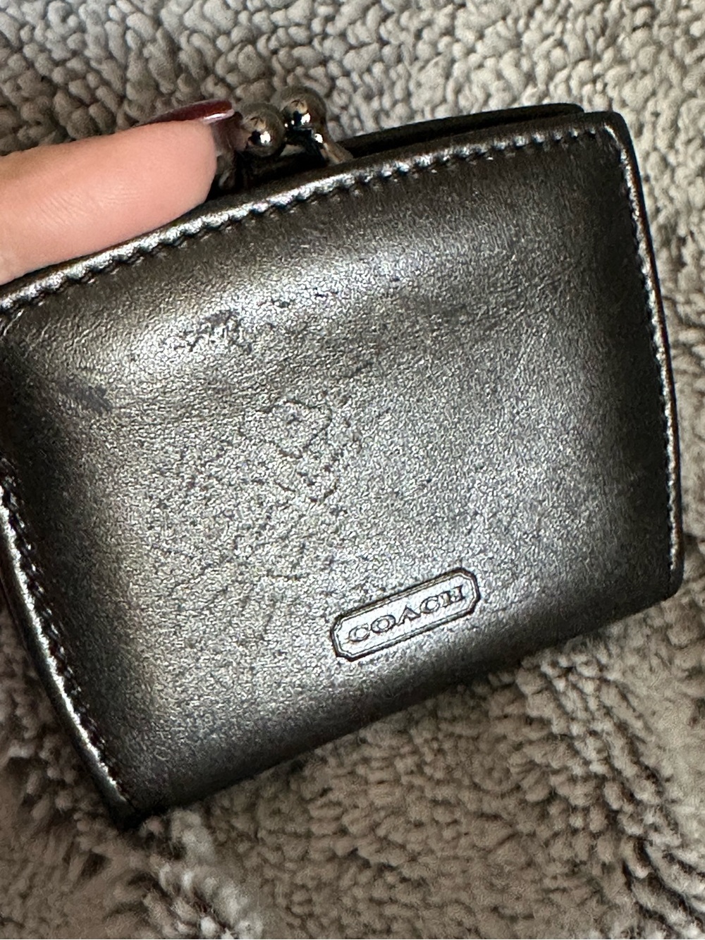 Coach Framed Kisslock Coin Case - Picture 4 of 15